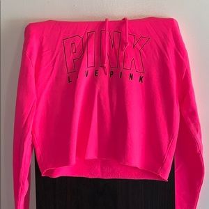 Pink victoria secret hoodie